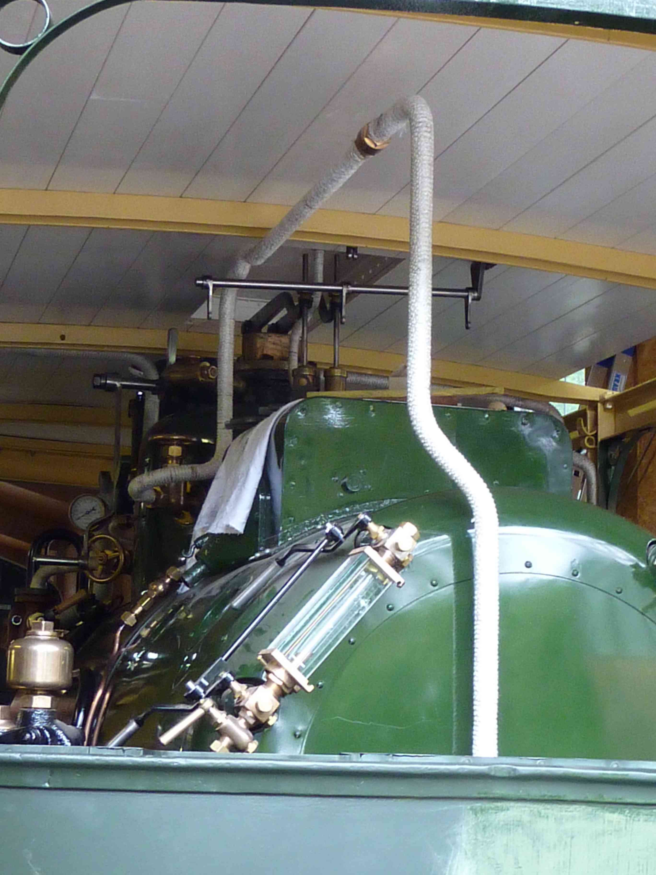 Dampfleitung zur Luftpumpe 4