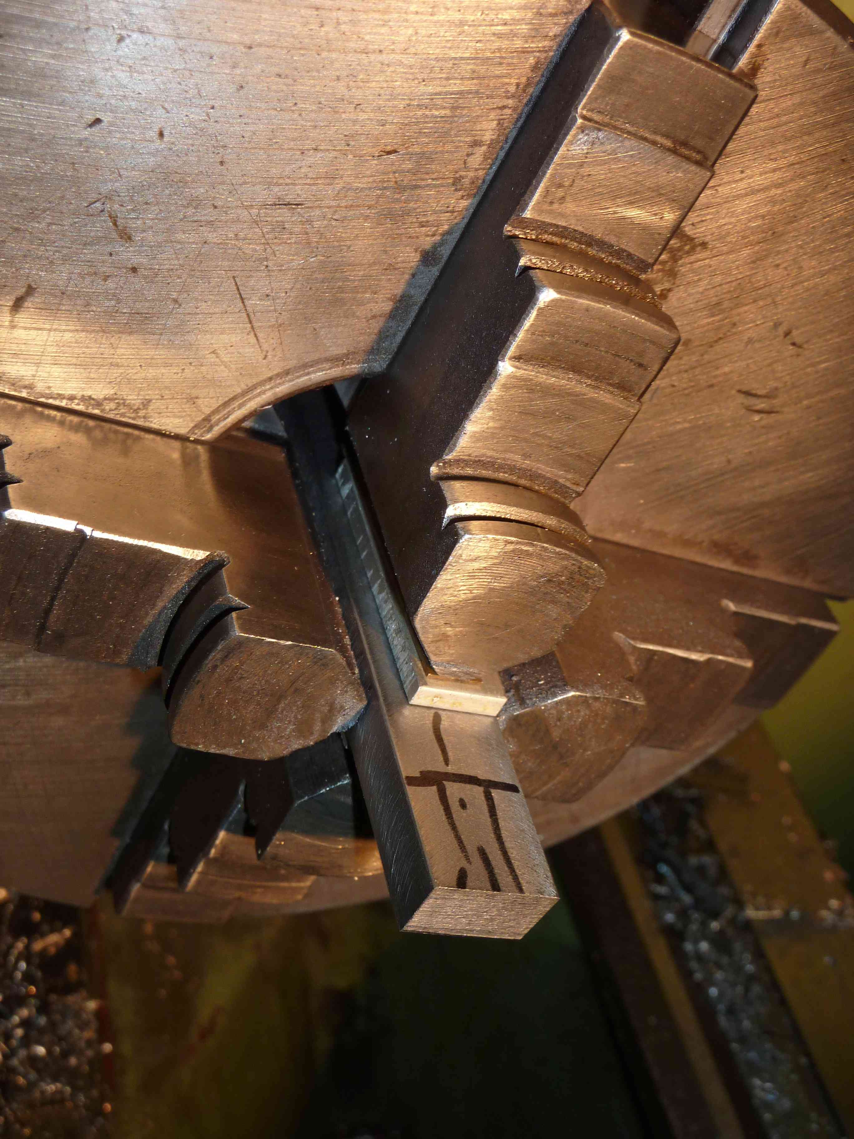 Hebel Zapfen andrehen